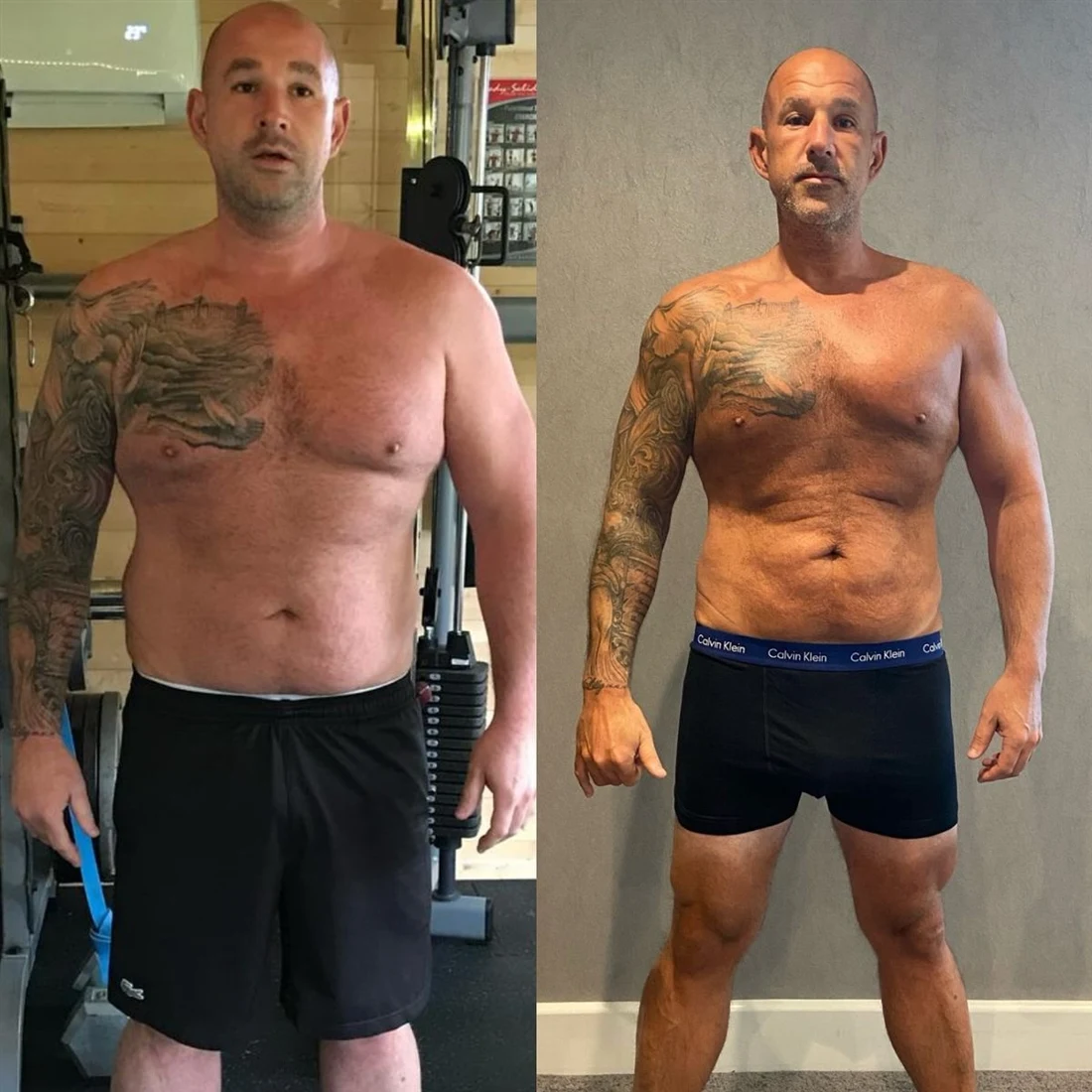 JungleFit member before and after progress