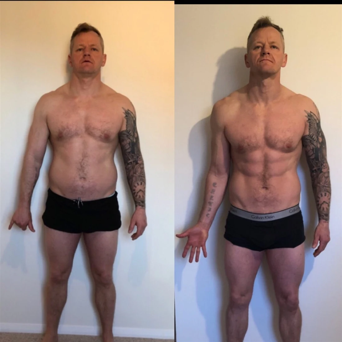 JungleFit member before and after progress