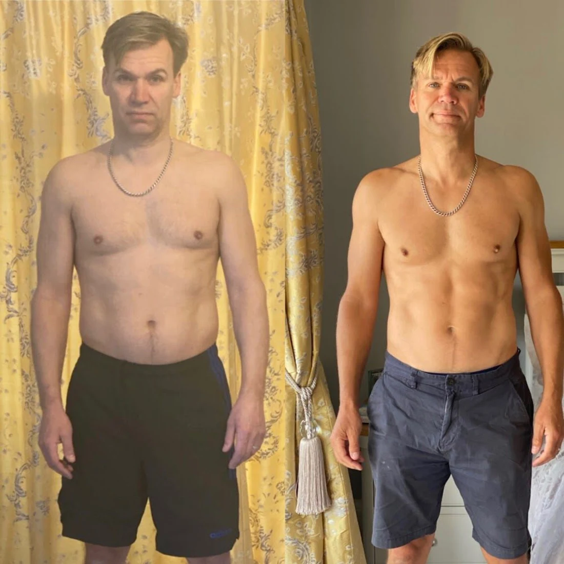 Snowy’s before and after progress