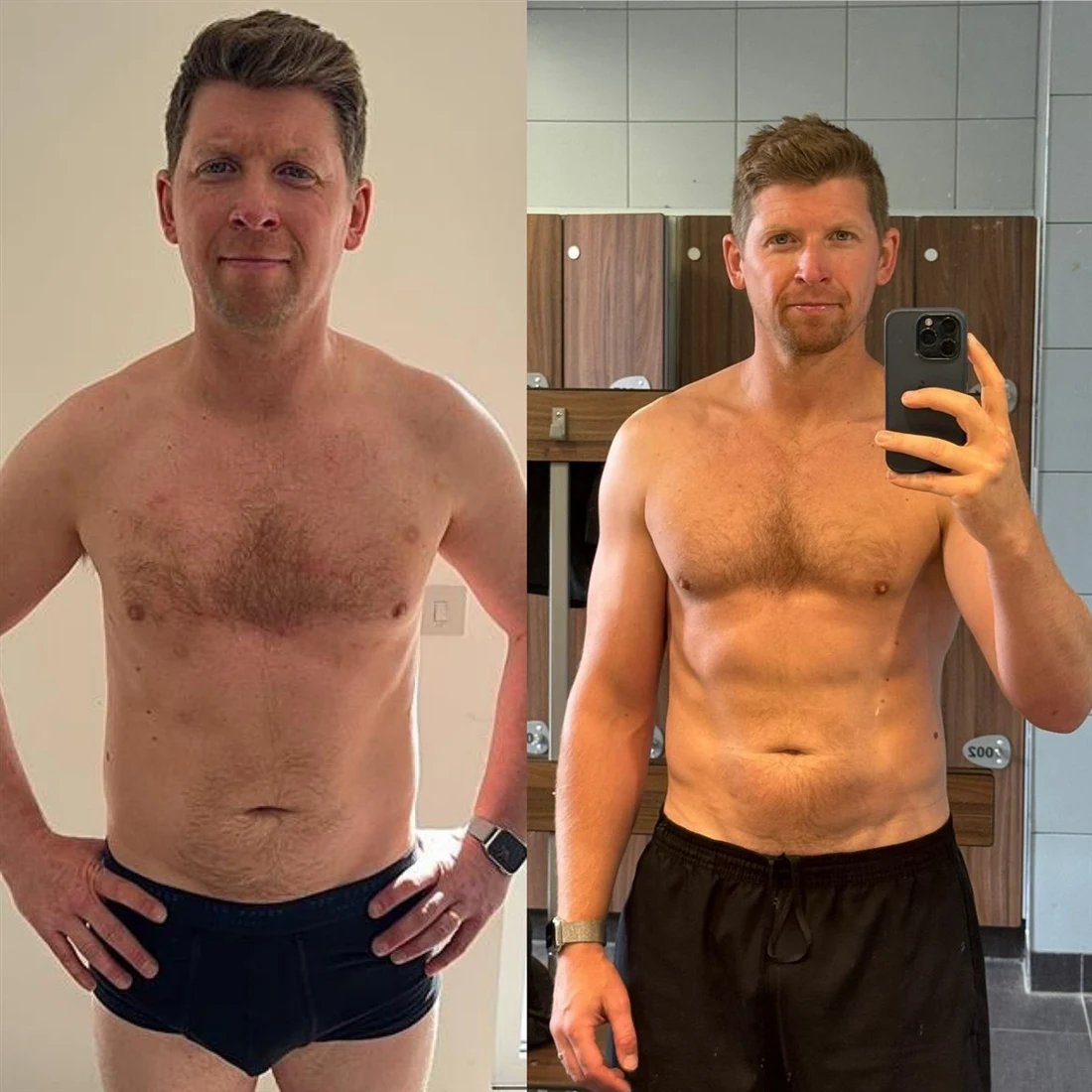 JungleFit member before and after progress