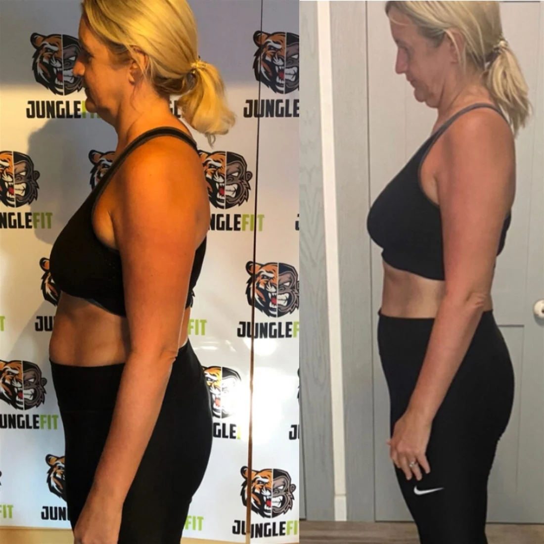 JungleFit member before and after progress